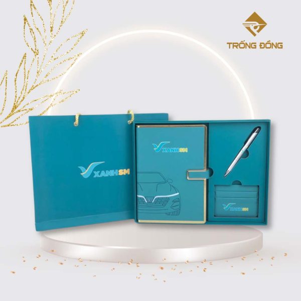 Bộ Quà Tặng Doanh Nghiệp GE01 - Quà Tặng STARTER KIT GE01 16 Bo-qua-tang-doanh-nghiep-Xanh-SM-GE01
