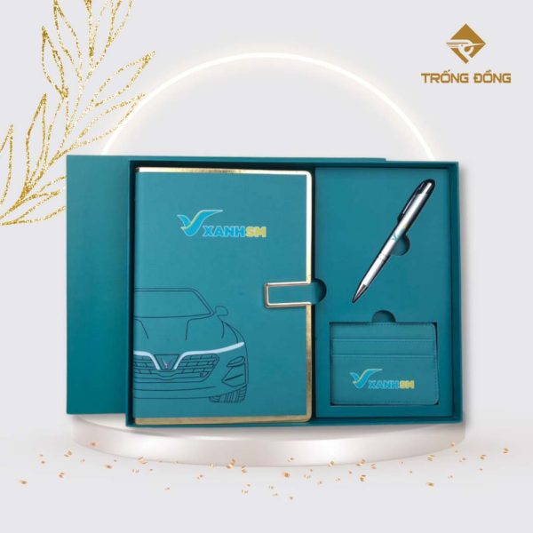 Bộ Quà Tặng Doanh Nghiệp GE01 - Quà Tặng STARTER KIT GE01 13 Combo-qua-tang-doanh-nghiep-Xanh-SM - GE01