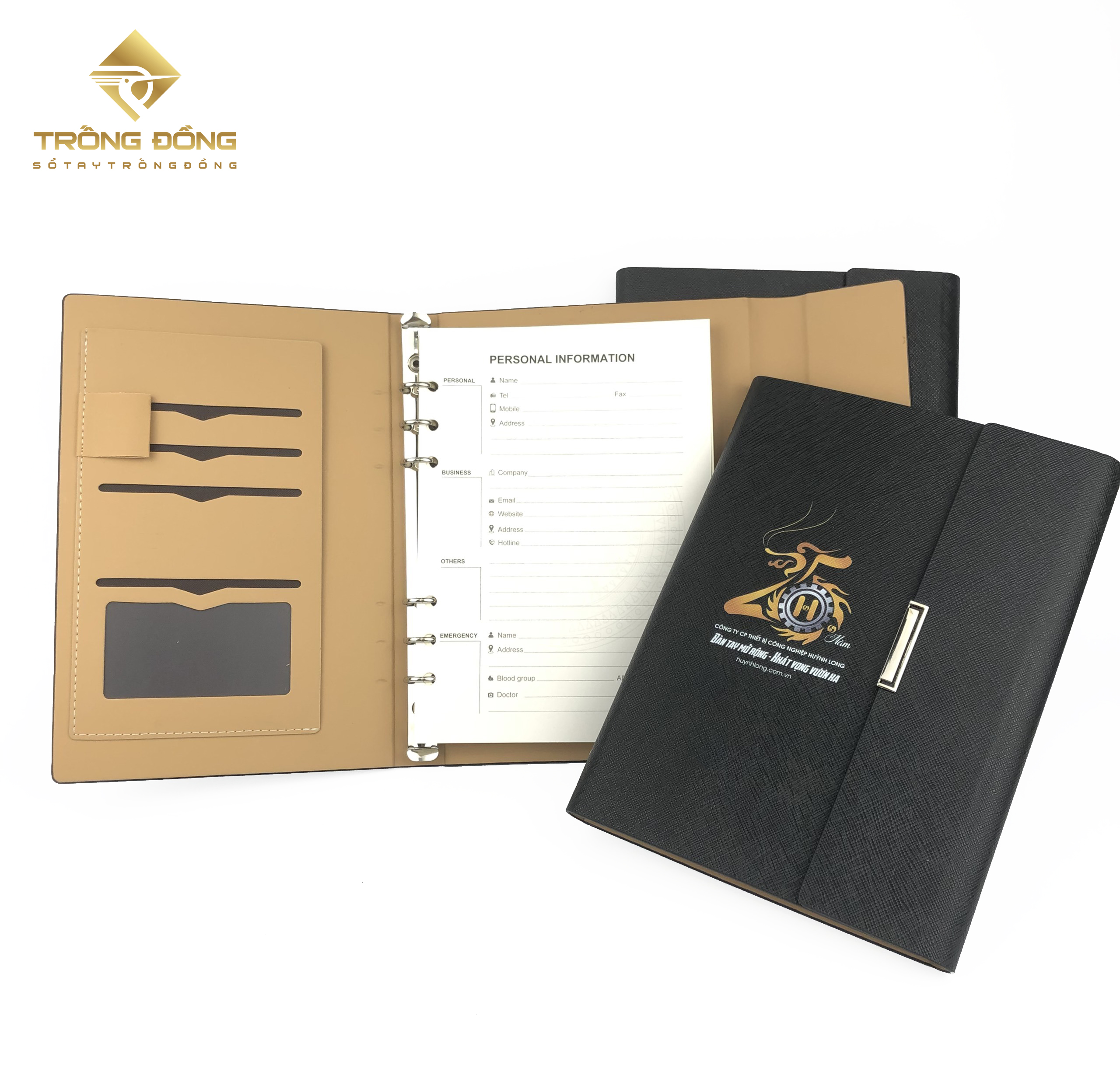 Quà Tặng Doanh Nghiệp Cao Cấp - Đẳng Cấp Tạo Thương Hiệu 8 sổ tay bìa còng- chất liệu giấy - quà tặng doanh nghiệp cao cấp