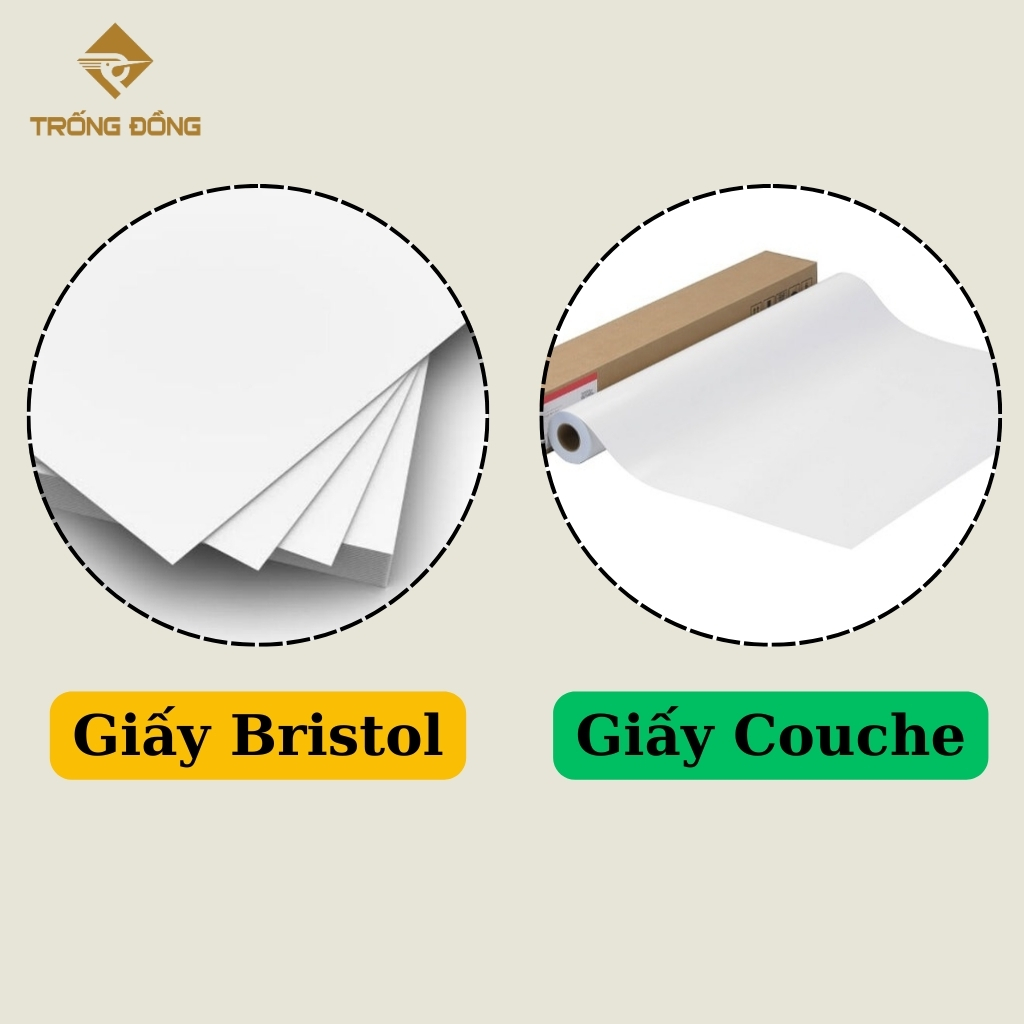 Giấy bristol và Giấy Couche