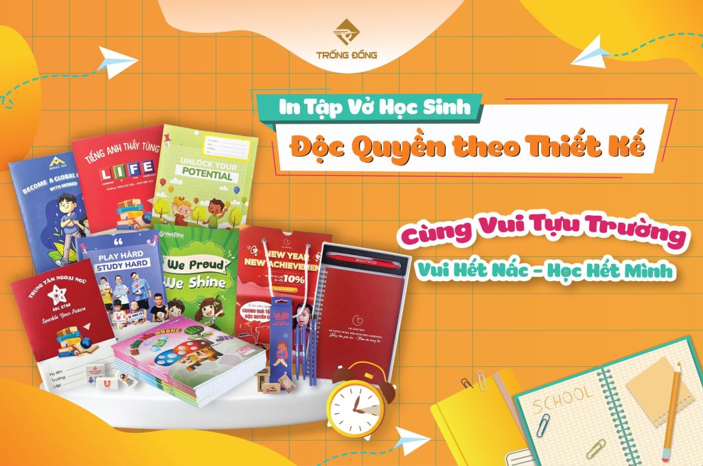 in tập học sinh