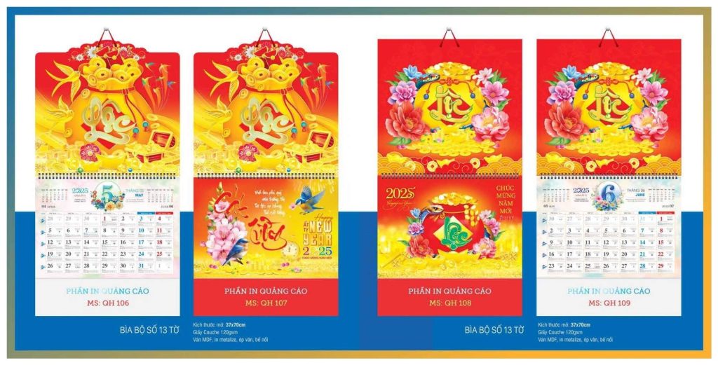 in lịch tết lịch treo tường - 5