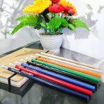 Bút chì thân gỗ tròn - introngdong