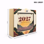 Lịch Gỗ Để Bàn LBG01 (1)