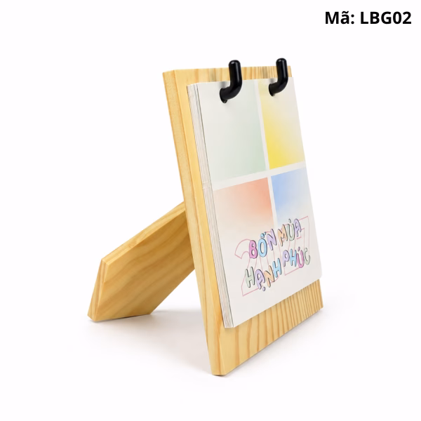 Lịch Gỗ Để Bàn LBG02 (1)