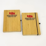 Bộ Quà Tặng Đại Hội In Logo - Sổ Tre + Bút Tre + Hộp Giấy - introngdong
