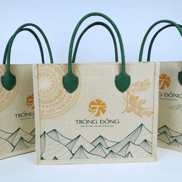 Quà Tặng Doanh Nghiệp Dưới 300K - In Logo Theo Yêu Cầu 47 TÚI VẢI ĐAY TRỐNG ĐỒNG