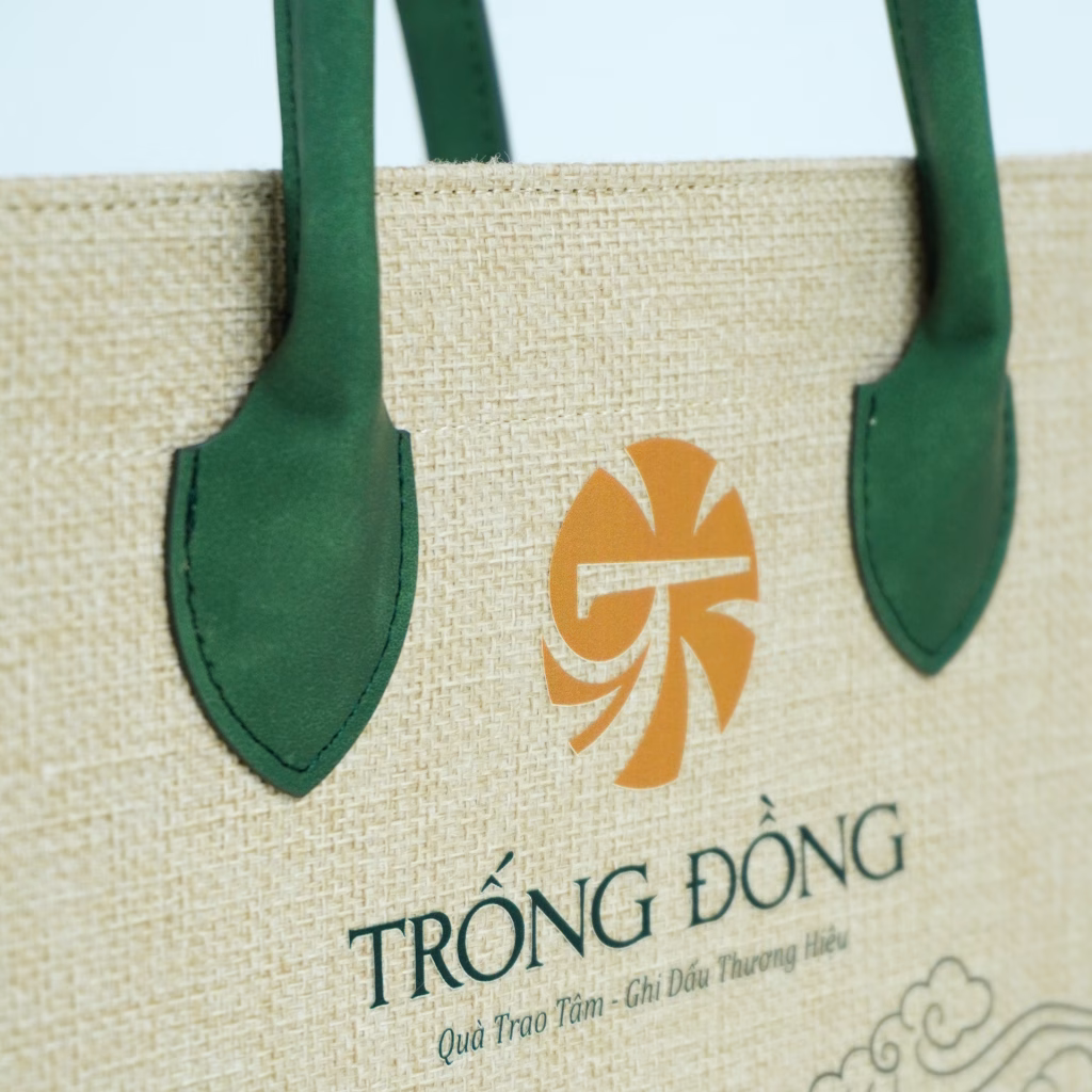 Túi Tote Vải Đay Cao Cấp TB-JT01 - Mang Bản Sắc Đi Muôn Nơi 15 TÚI VẢI ĐAY TRỐNG ĐỒNG