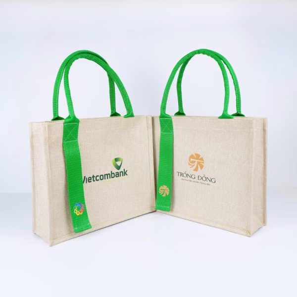 Quà Tặng Doanh Nghiệp Dưới 300K - In Logo Theo Yêu Cầu 46 Túi Tote Vải Đay Quai Poly Cao Cấp_TB - JT02 (2)