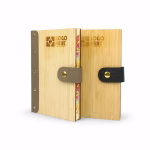 Sổ Tay Bìa Tre Tự Nhiên Kết Hợp Da Thật SDG12