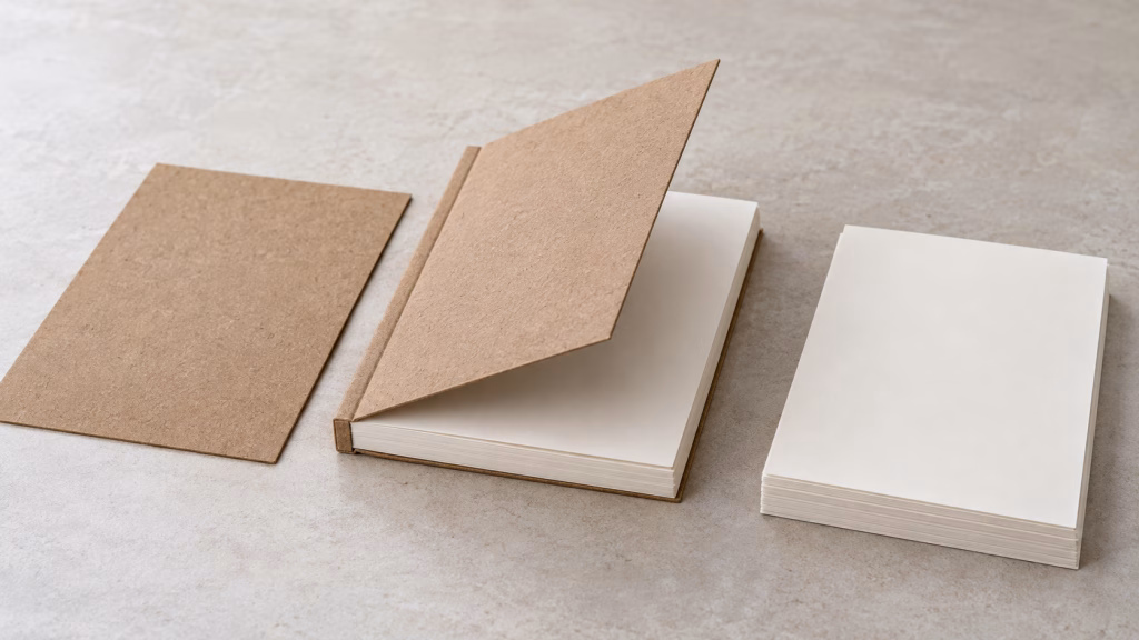 cấu tạo cơ bản của sổ tay bìa Kraft