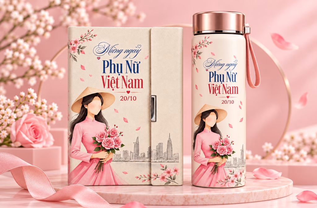 combo sổ tay & bình giữ nhiệt
