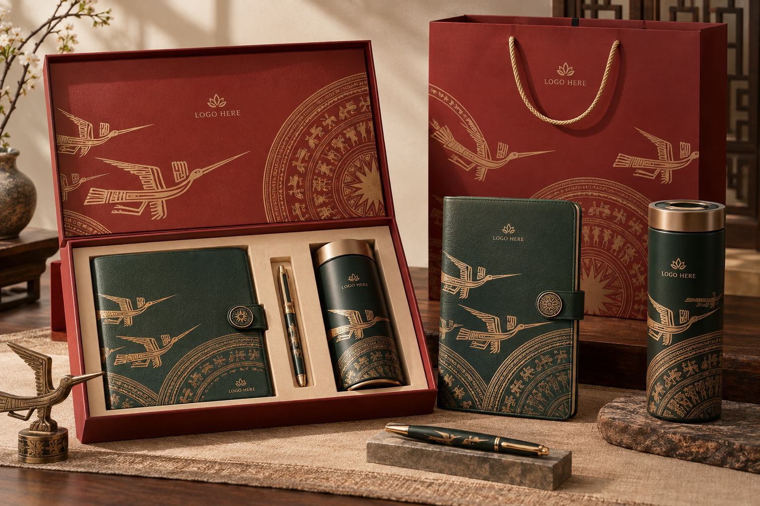 Quà Tặng Mang Bản Sắc Việt - Tinh Hoa Văn Hóa Trong Từng Món Quà 17 chim lạc collection