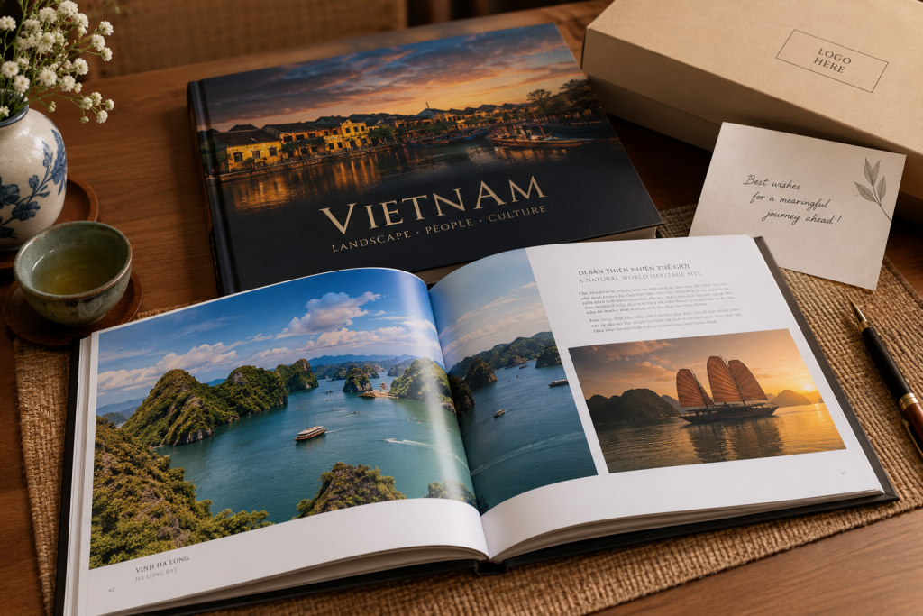 quà tặng đối tác nước ngoài - tranh ảnh VN