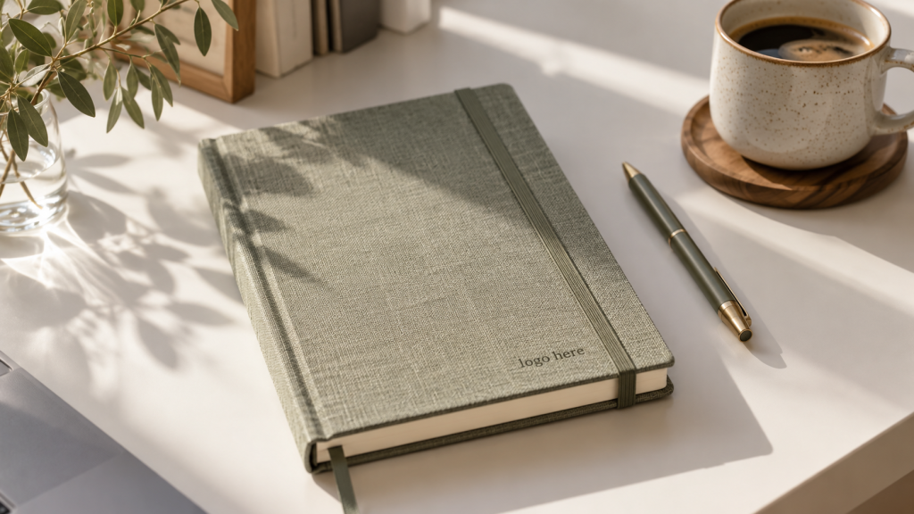 sổ tay bìa vải linen