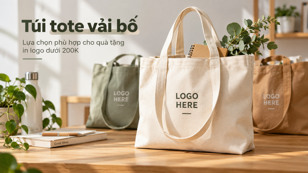 69+ Món Quà Tặng 200K Đẹp, Ý Nghĩa, Tiết Kiệm Chi Phí 29 túi tote vải bố